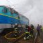 Надзвичайники ліквідовують задимлення електровоза, фото умовне