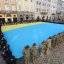 У центрі Львова з нагоди річниці урочисто заспівали Гімн України (фото)