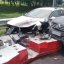 На Стрийщині під час руху з вантажівки випала бетонна плита і спричинила подвійну ДТП