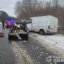 Легковик, у якому їхали військові, зіткнувся з мікроавтобусом, фото поліції