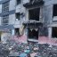 Наслідки влучання в будинок у Добропіллі, фото Вадима Філашкіна