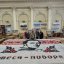 Військовий ЗСУ презентував панно із Шевченком у Львові з 15 200 кришок