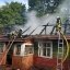 На Самбірщині горів дерев'яний житловий будинок (фото)