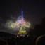У Парижі в день французького національного свята Ейфелеву вежу підсвітили кольорами українського прапора