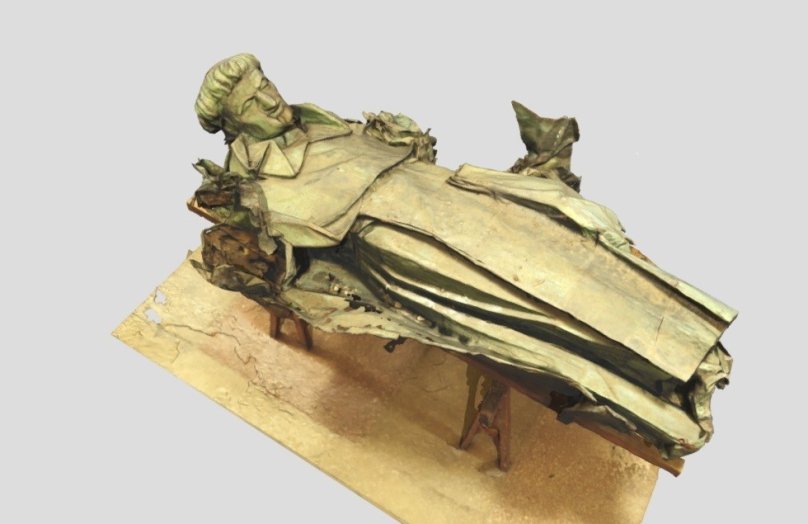 Скульптура Святого Домініка із Підкаменя. Фото Львівської Політехніки