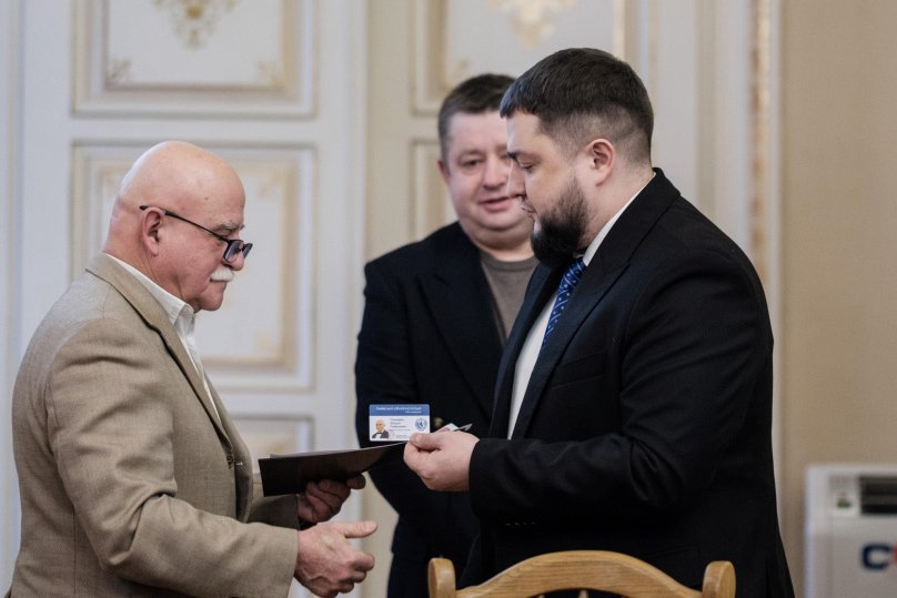 Богдан Панкевич та в.о. голови Львівської облради Юрій Холод