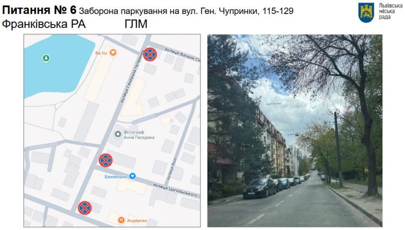 Заборона паркування, нові смуги й переходи: на чотирьох вулицях Львова змінять організацію руху – 03