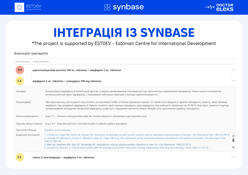 ІТ-компанія Doctor Eleks&nbsp; допоможе лікарям уникати небезпечних поєднань ліків – 02