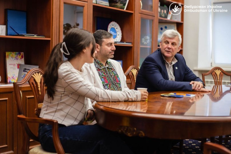 Фото зі сторінки Омбудсмана Дмитра Лубінця