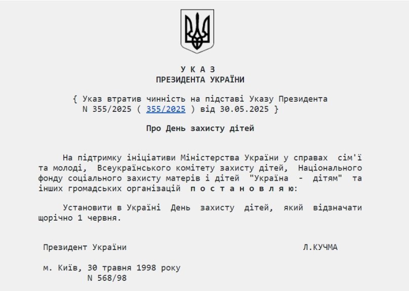 Не 1 червня: коли українці тепер відзначатимуть День захисту дітей – 01
