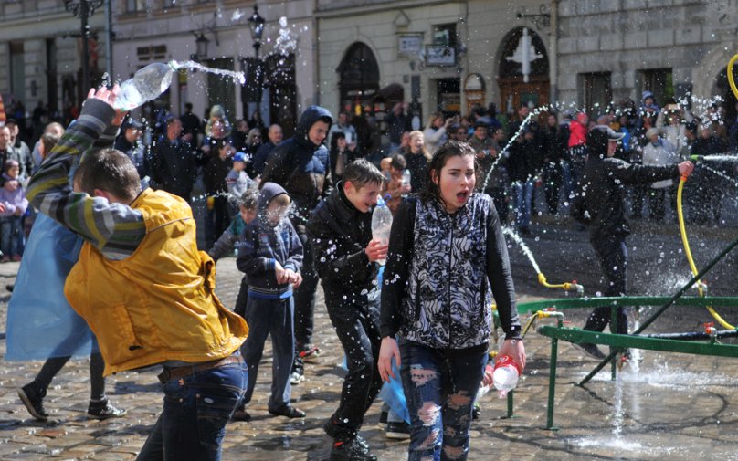 Обливаний понеділок у Львові, 2017 рік. “Збруч”