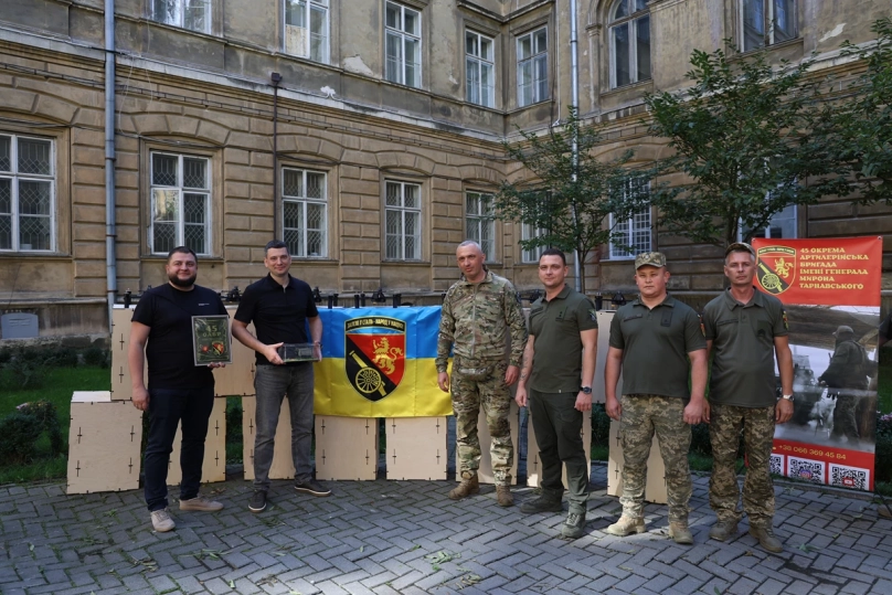 Львівщина передала артилерійській бригаді 77 дронів-перехоплювачів – 02