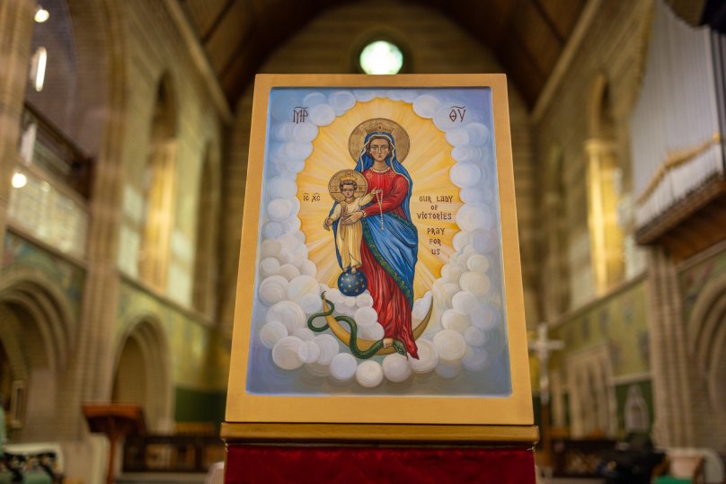 Ікона Божої Матері Переможної (Icon of Our Lady of Victories)