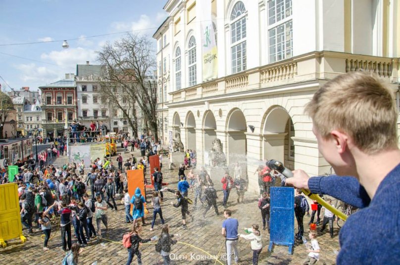 Обливаний понеділок у Львові, 2015. Lviv.online