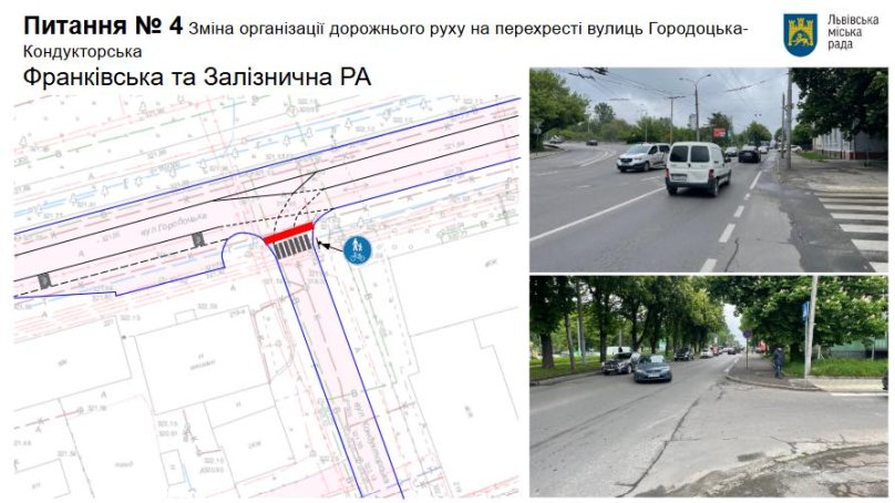 На двох перехрестях у Львові змінять організацію дорожнього руху – 01