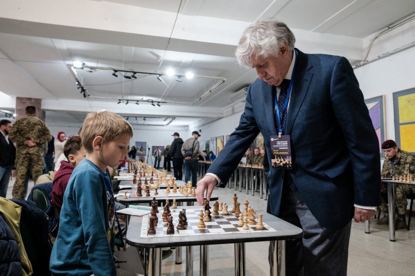 Шаховий турнір у Палаці мистецтв