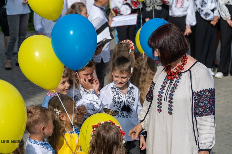 Перше вересня у відремонтованій гімназії