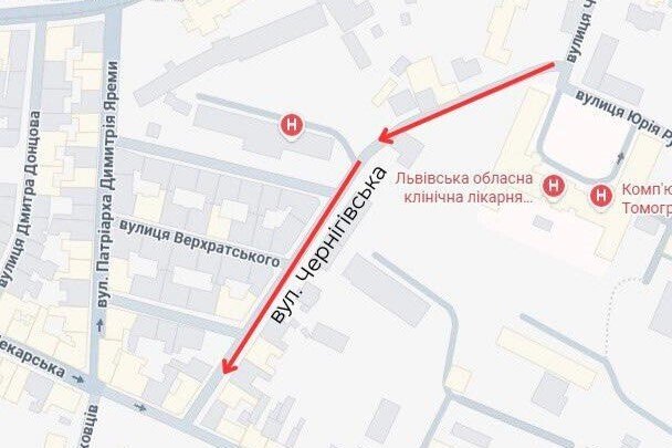 Схема проїзду