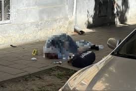 Фото з місця вбивства Андрія Парубія