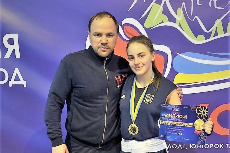 Віце-чемпіонка України у ваговій категорії 50 кг Анна Добровольська