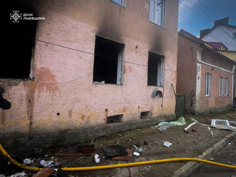 Вибух газу у будинку в Хирові