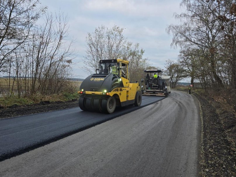 На Львівщині відновили частину дороги Броди — Соколівка – 02