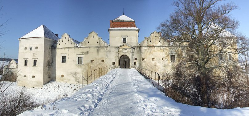 Свірзький замок взимку. Фото з відкритих джерел