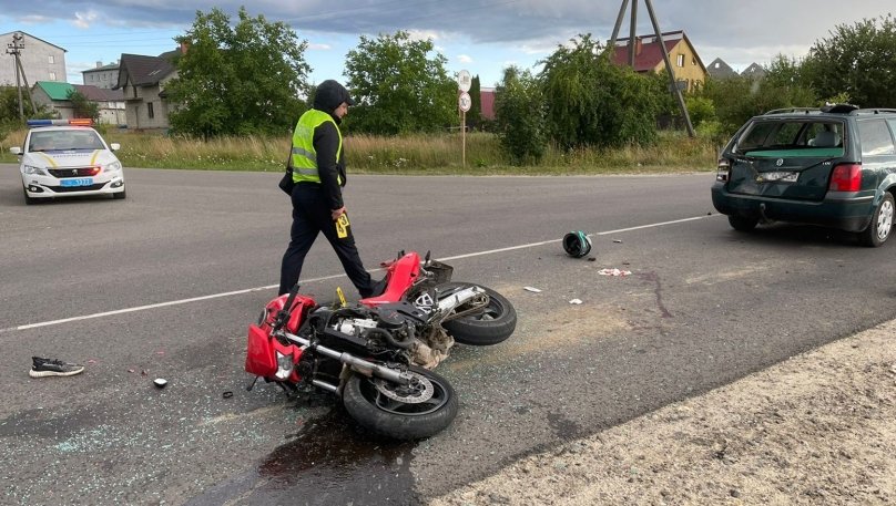 ДТП у Яворові. Фото: поліція Львівської області