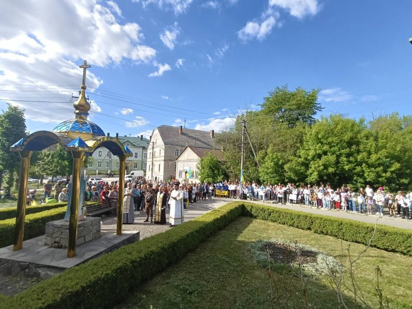 У Глинянах зустріли Володимира Яруха