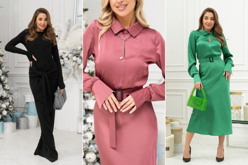 Як створити стильний образ з новорічним платтям? – 02