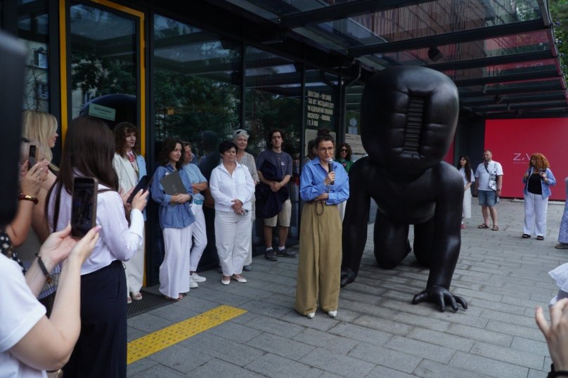 Відкриття скульптури «BABIES» біля Zenyk Art Gallery у Львові 