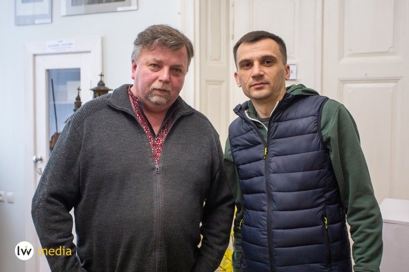 Роман Метельський (зліва). Фото: Микита Печеник, Lviv.Media
