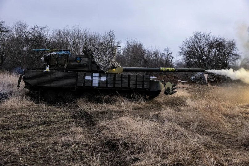Український танк. Фото: The Washington Post