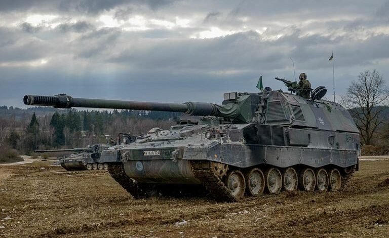 Габиці Panzerhaubitze 2000, які мають надати Нідерланди. Фото: федеральне міністерство оборони Німеччини