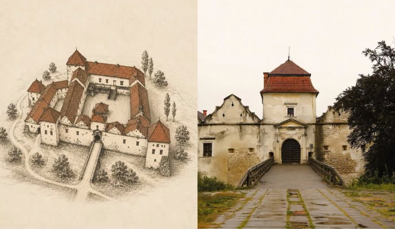 На фото Свірзький замок