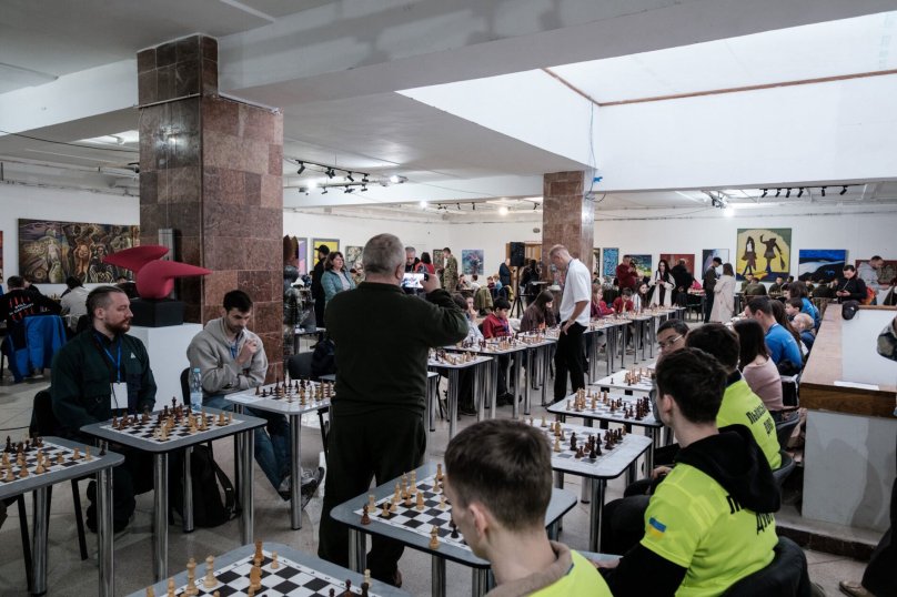 Шаховий турнір у Палаці мистецтв