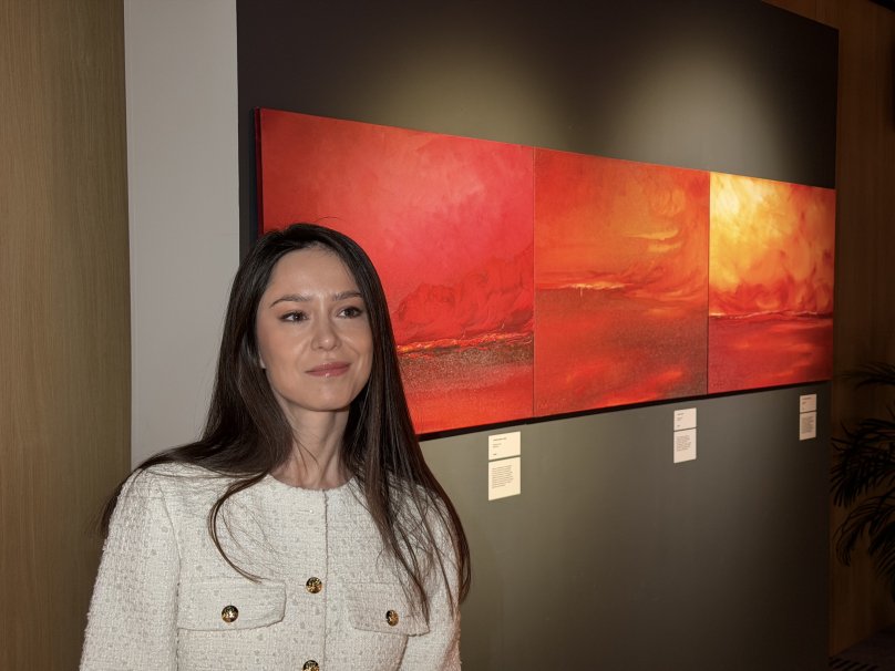 Олена Слобода розповідає про виставку “Буревій”