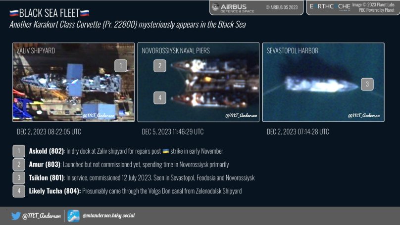 Росія перекинула у Чорне море новий ракетоносій замість знищеного ЗСУ корабля “Аскольд” – 01