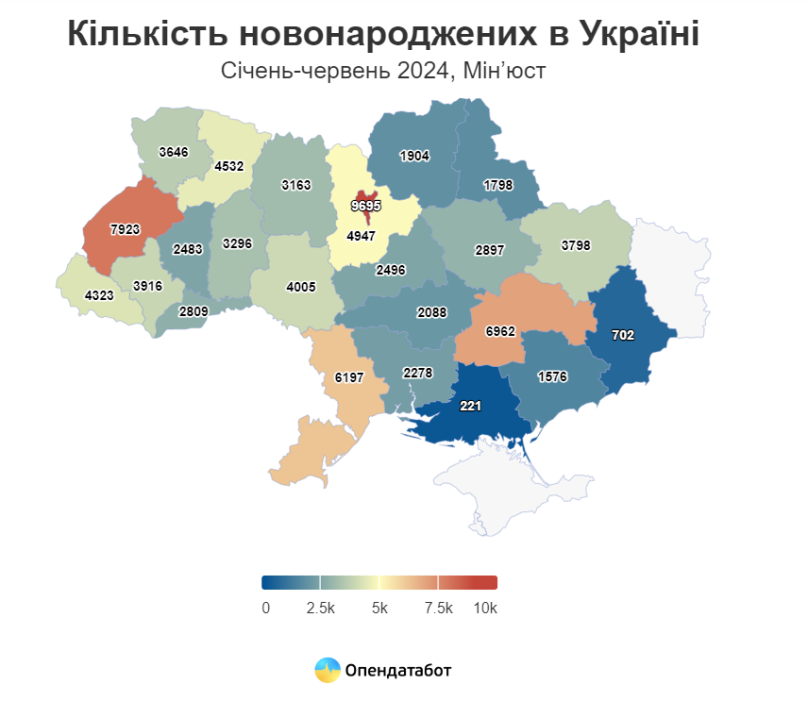 Львівщина стала лідеркою серед областей за кількістю новонароджених – 01