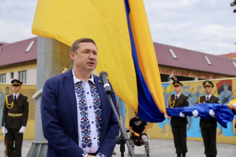 На Львівщині урочисто підняли найбільший в області Державний Прапор – 07