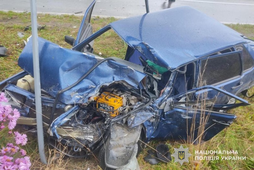 Через аварію з мікроавтобусом на Самбірщині загинув 67-річний водій ВАЗ – 03