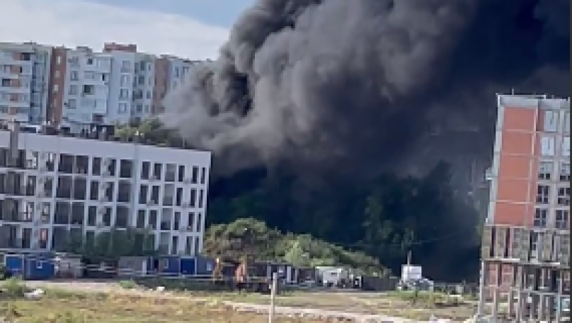 Фото з місця пожежі
