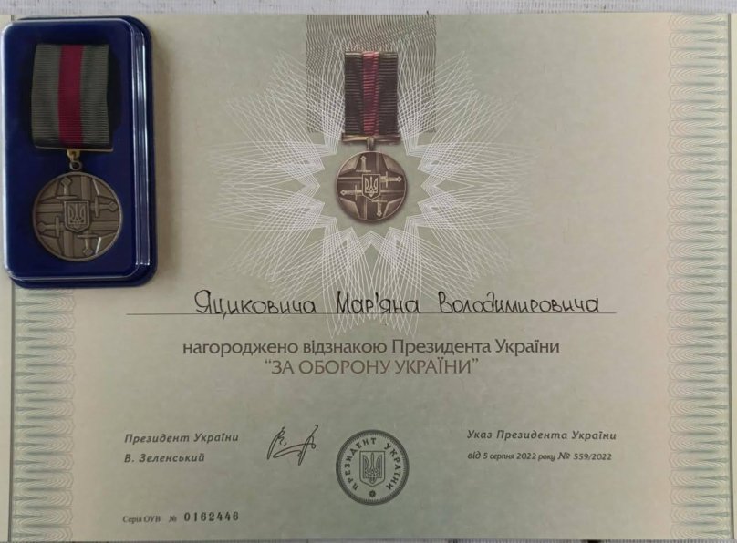 Президент відзначив військового зі Стрийщини державною нагородою – 01