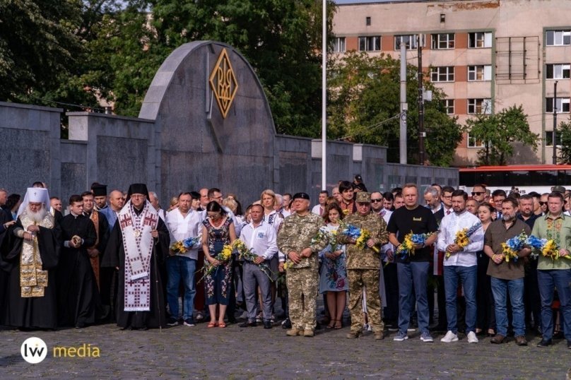 Вшанування пам'яті Героїв, що віддали життя за свободу Україїни. Фото: Микита Печеник, Lviv.Media