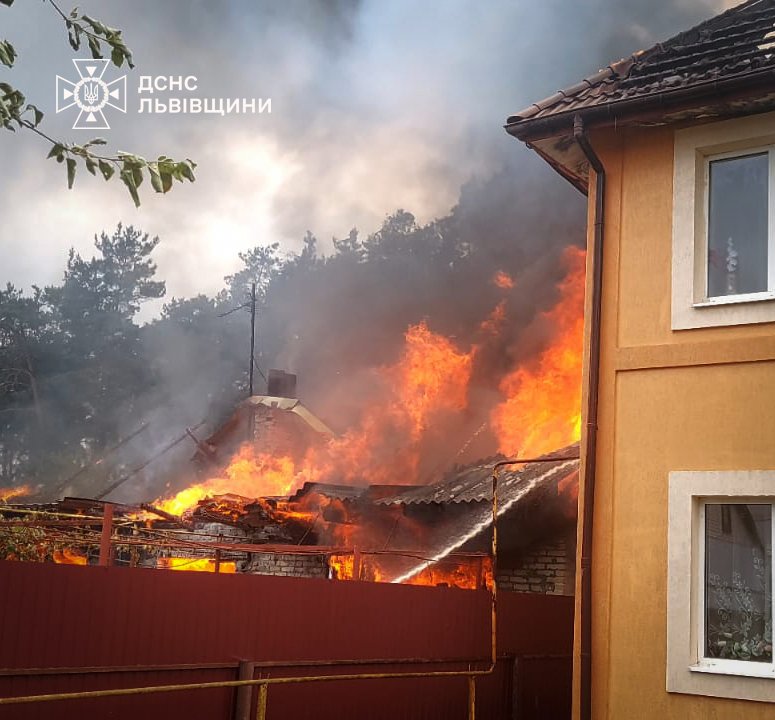 Пожежа в селі Гірник.