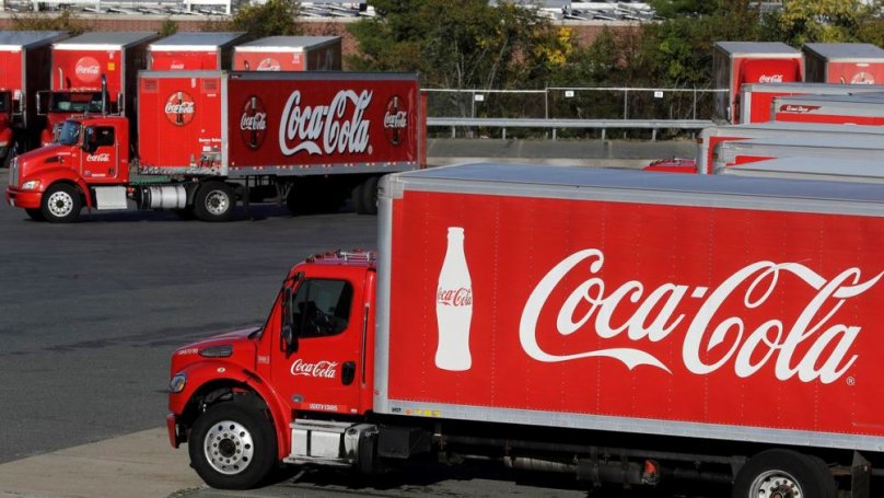 Вантажівки Coca-Cola. Фото ілюстративне