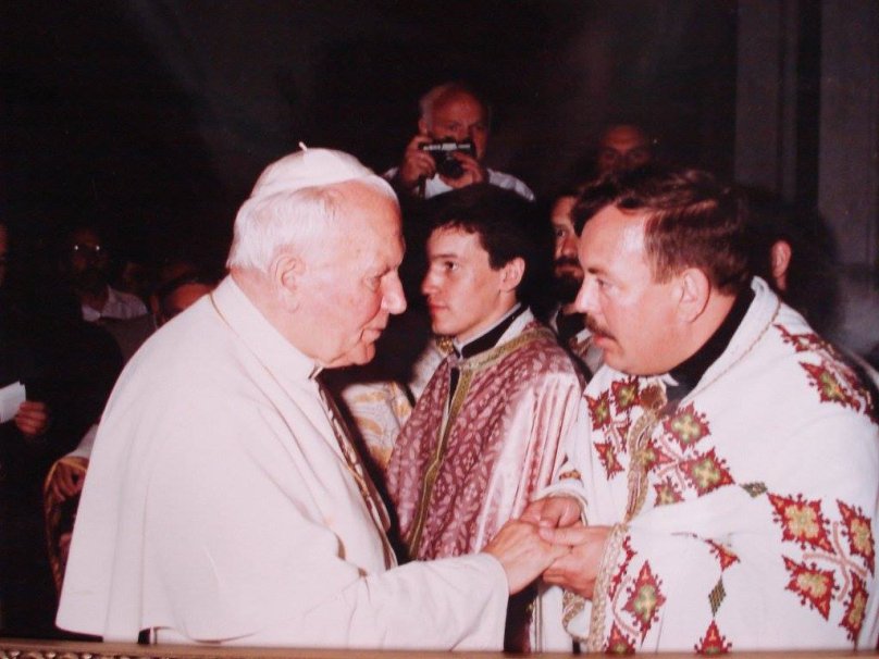 отець Йосиф Лучит на аудієнції в Папи Римського