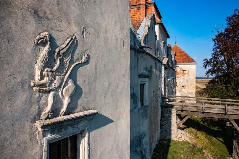 Фото з території Свірзького замку