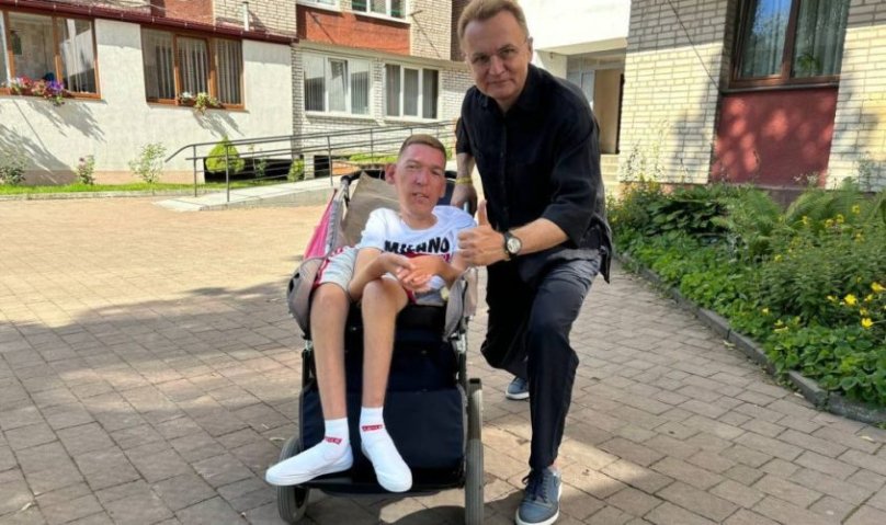 Назарій Гусаков та мер Львова Андрій Садовий