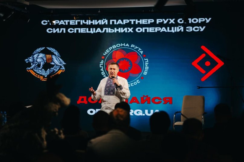 Начальник Львівської ОВА Максим Козицький під час відкриття фестивалю